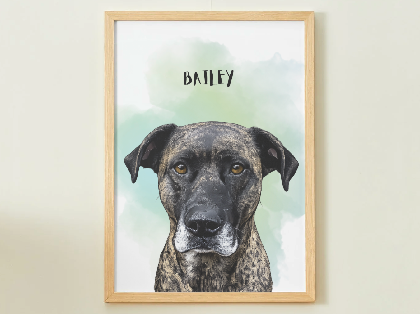1 Pet - Custom Illustrated Photo Poster