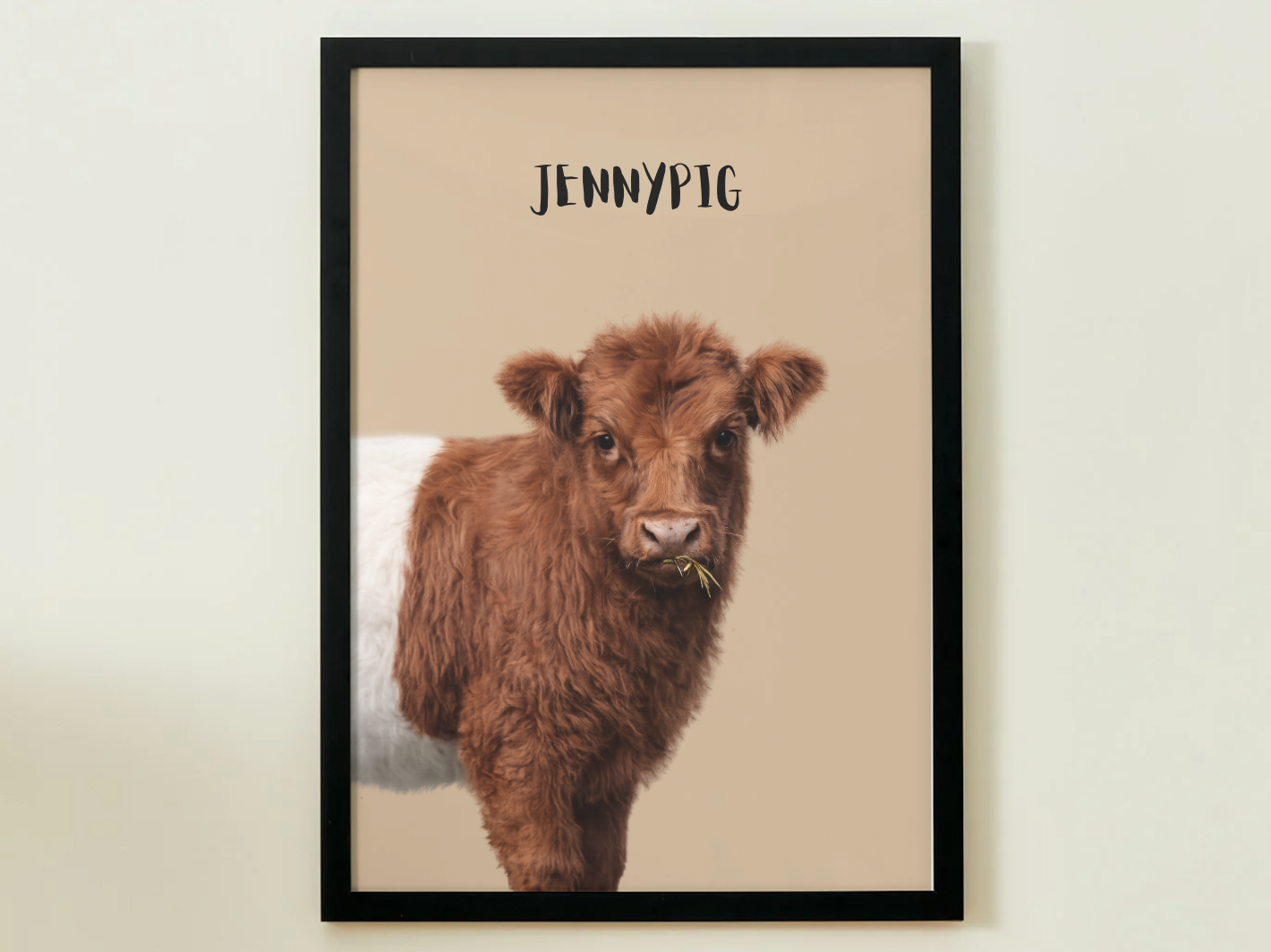 1 Pet - Custom Illustrated Photo Poster