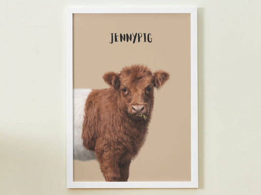1 Pet - Custom Illustrated Photo Poster