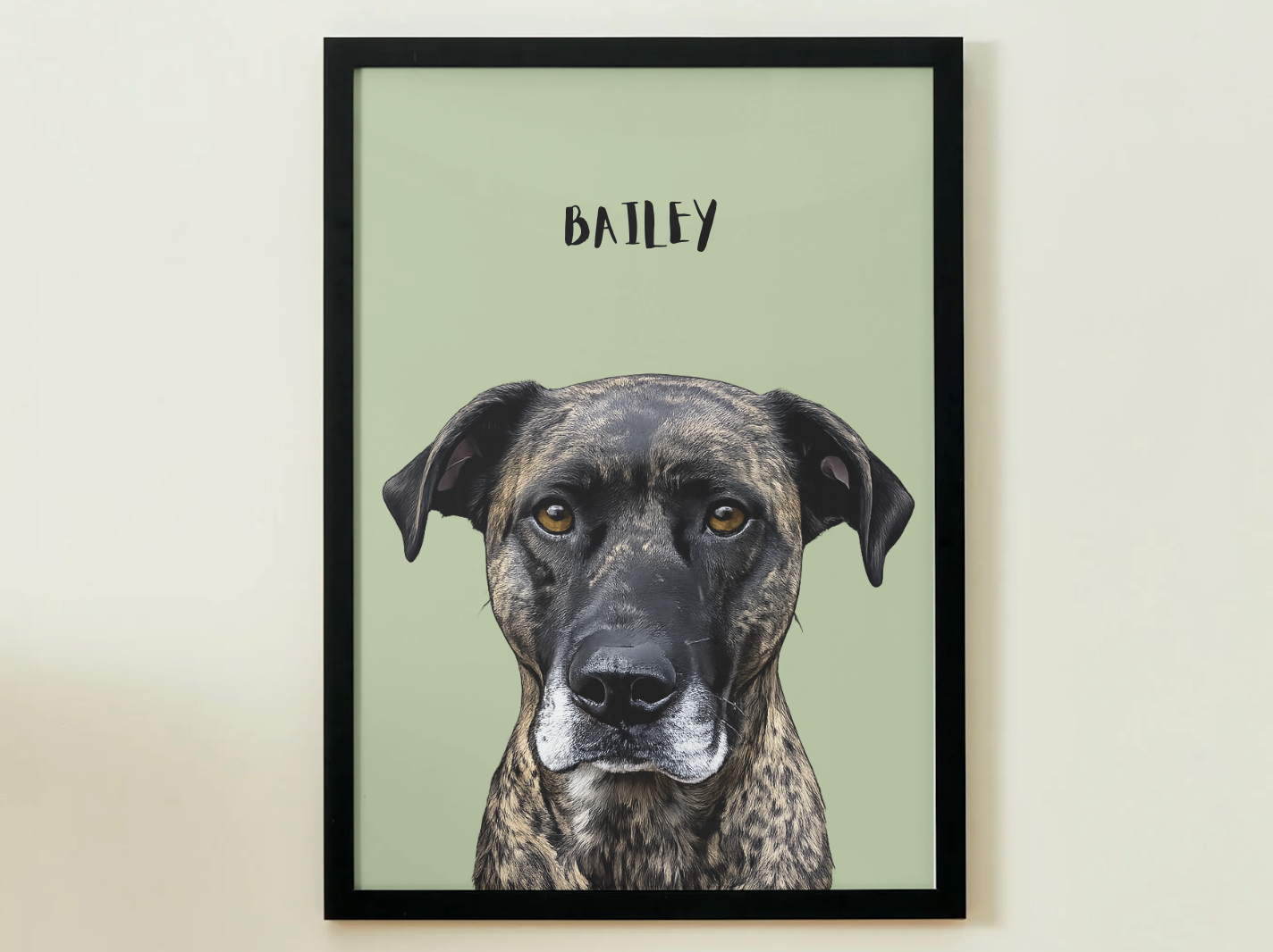 1 Pet - Custom Illustrated Photo Poster