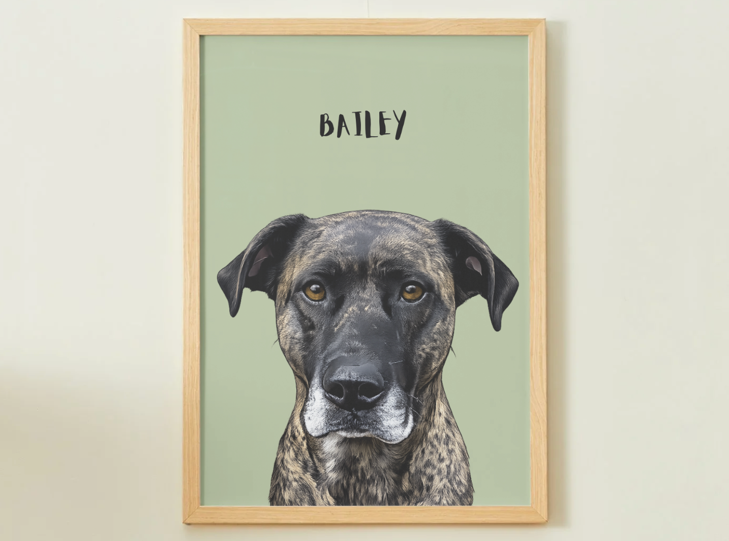 1 Pet - Custom Illustrated Photo Poster