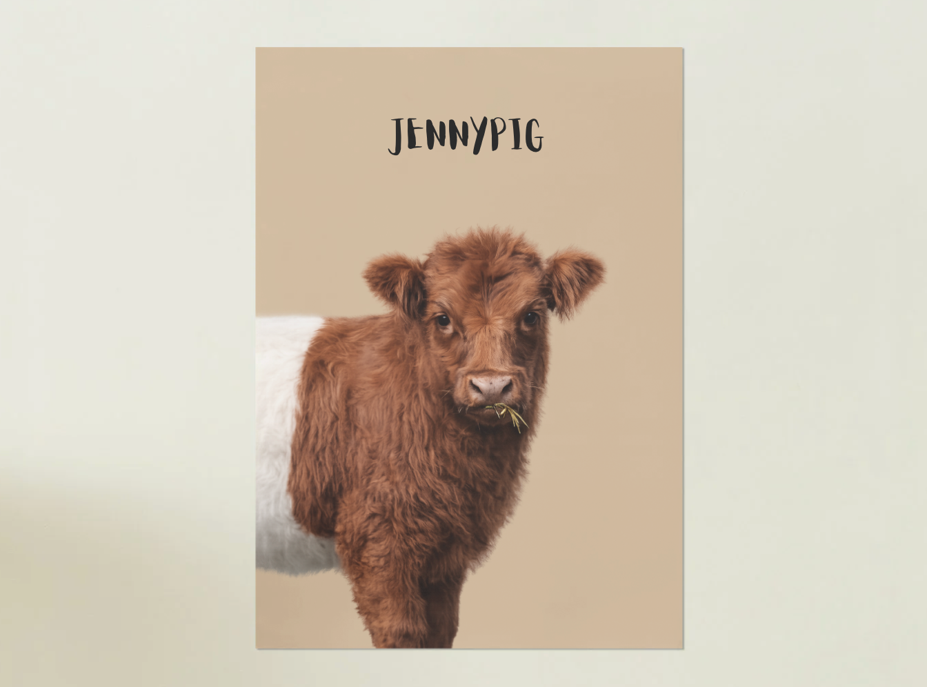 1 Pet - Custom Illustrated Photo Poster