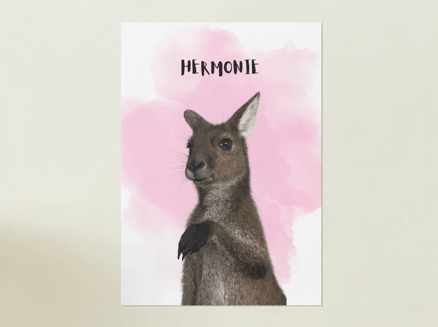 1 Pet - Custom Illustrated Photo Poster