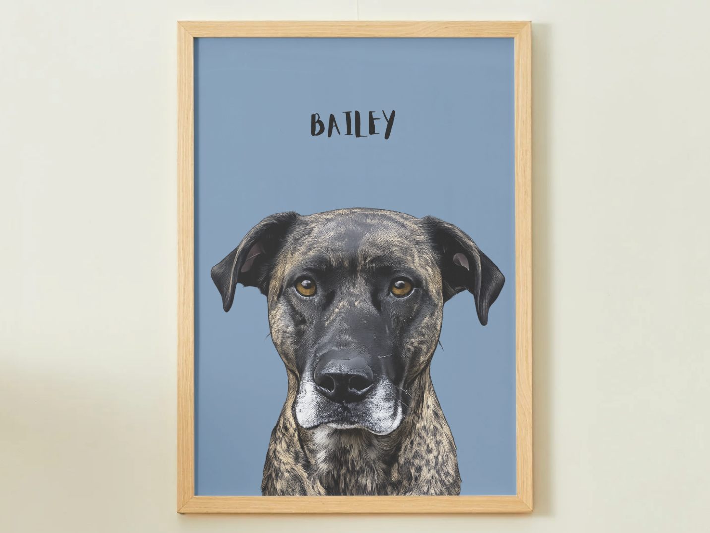 1 Pet - Custom Illustrated Photo Poster