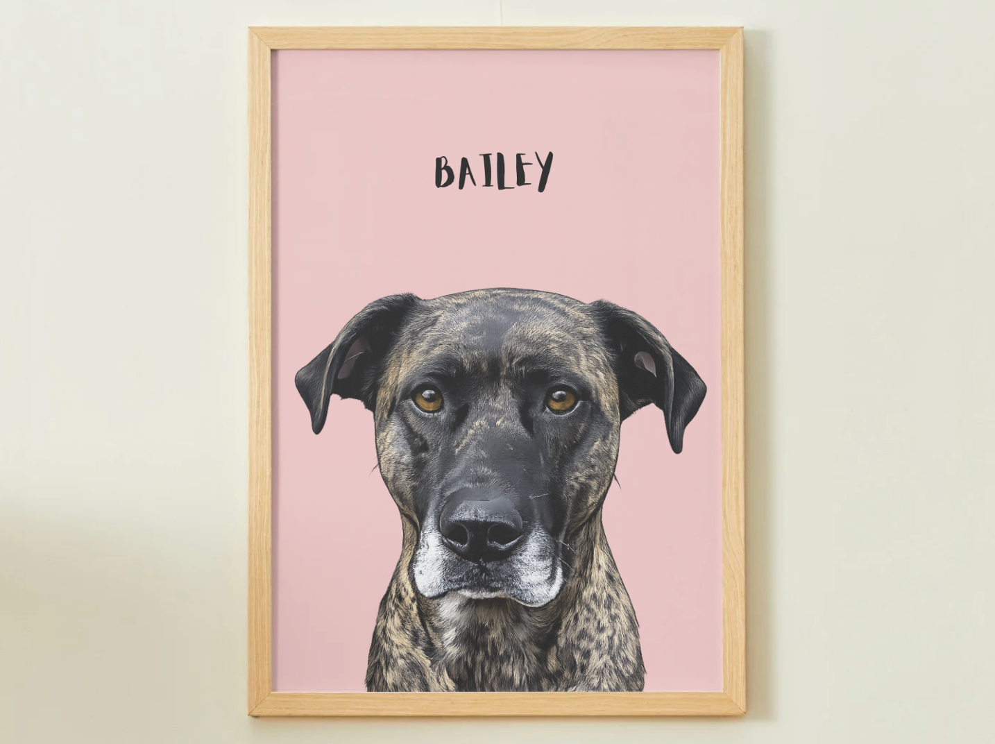 1 Pet - Custom Illustrated Photo Poster