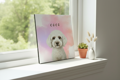 Coco - Pink Purple Watercolor