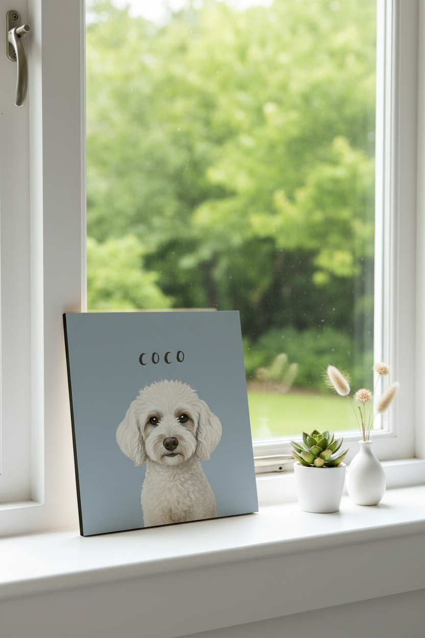 Coco Windowsill - Dusty Blue