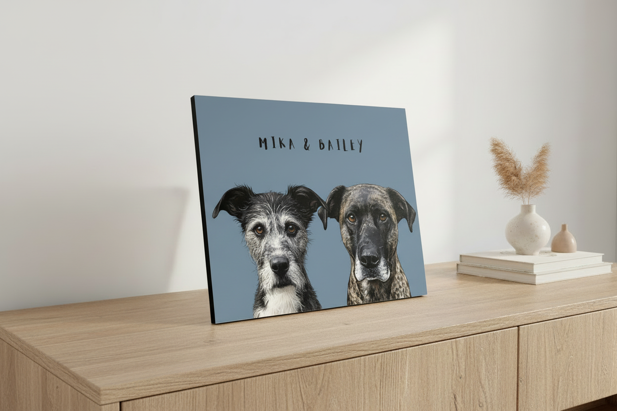 Mika & Bailey - Dusty Blue