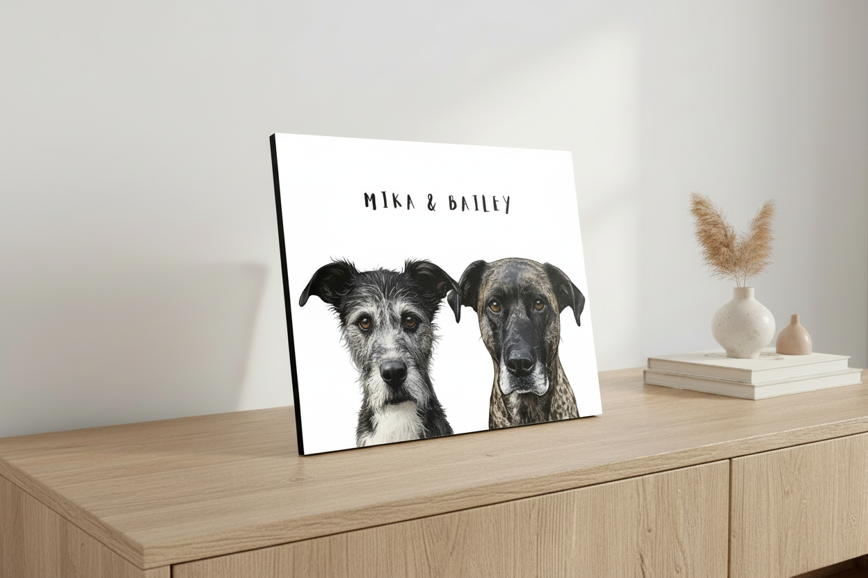 Mika & Bailey - White