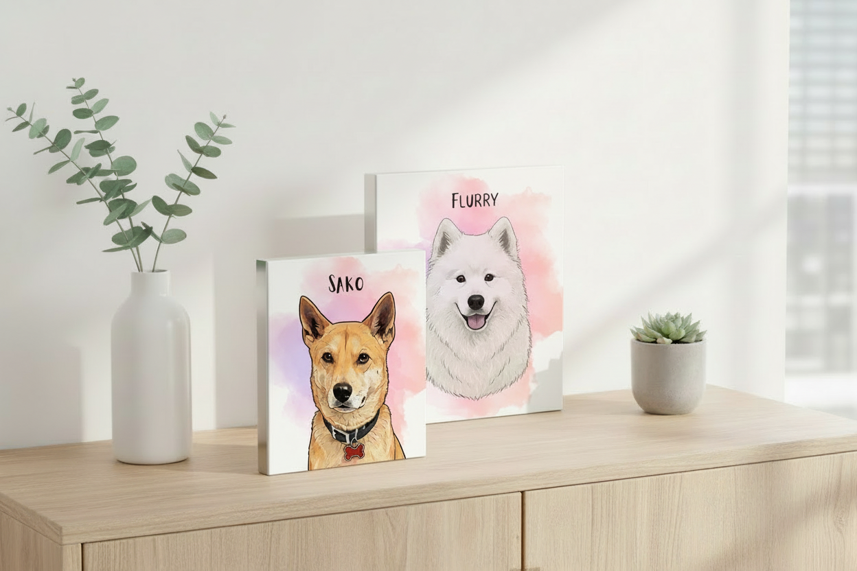 Sako & Flurry - Pink Purple Watercolor