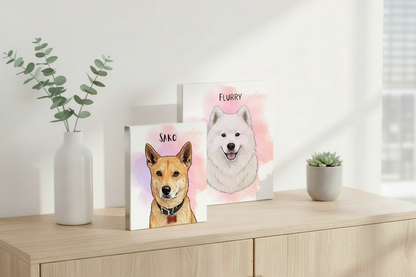Sako & Flurry - Pink Purple Watercolor