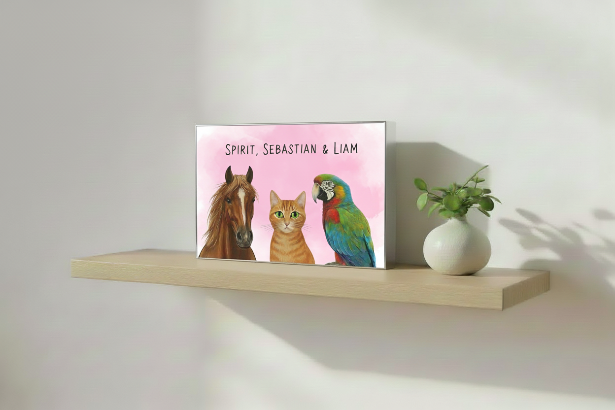 Spirit Sebastian & Liam - Pink Watercolor