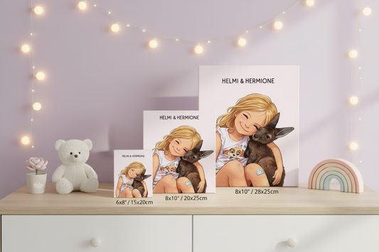 Three Blocks in Cute Kids Room